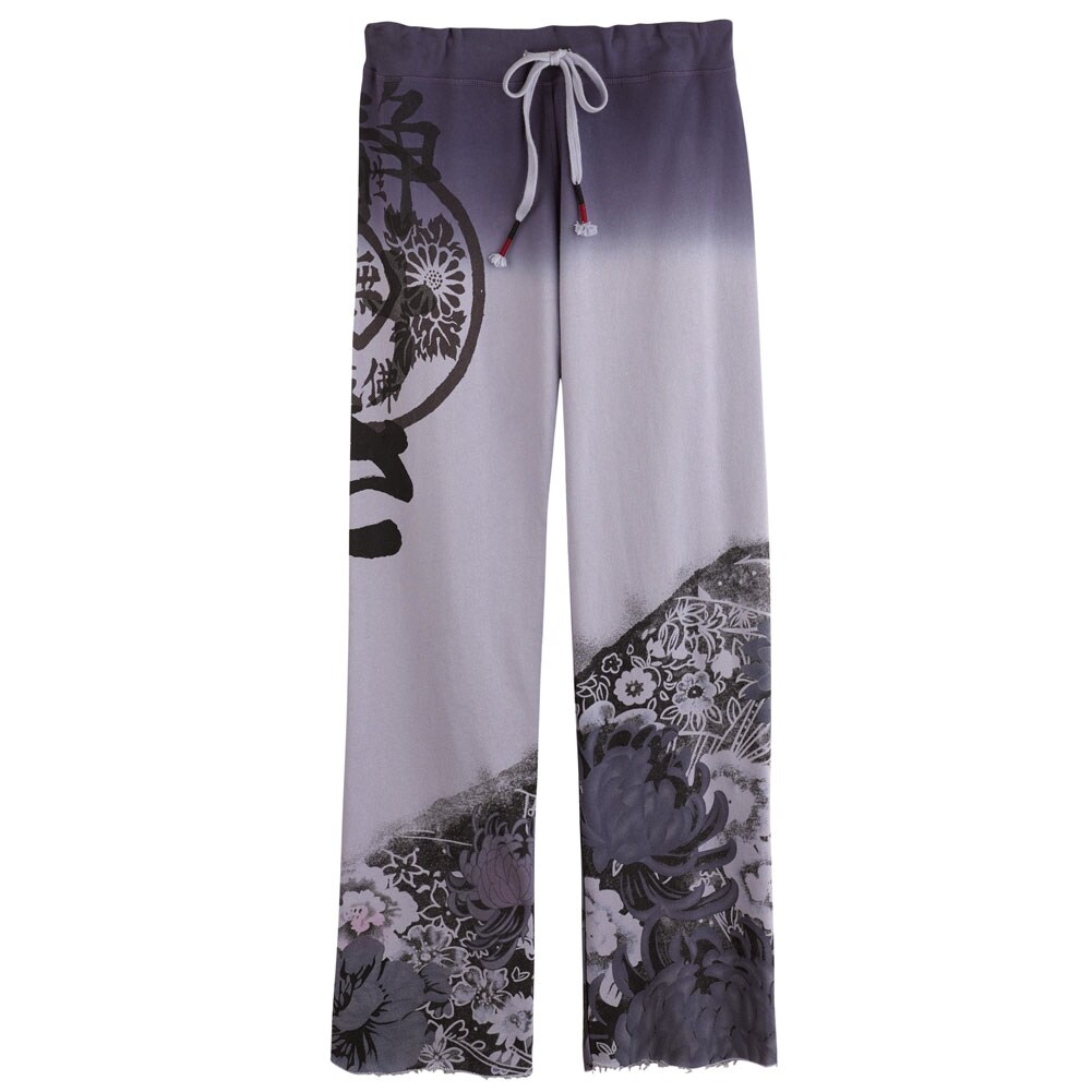 Shop Women S Asian Print Lounge Pants Lilac And Purple Midnight