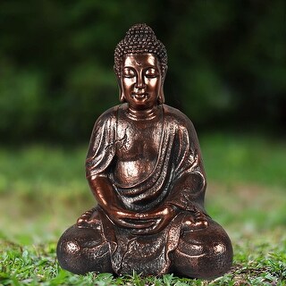 Meditating Buddha Outdoor Garden Statue