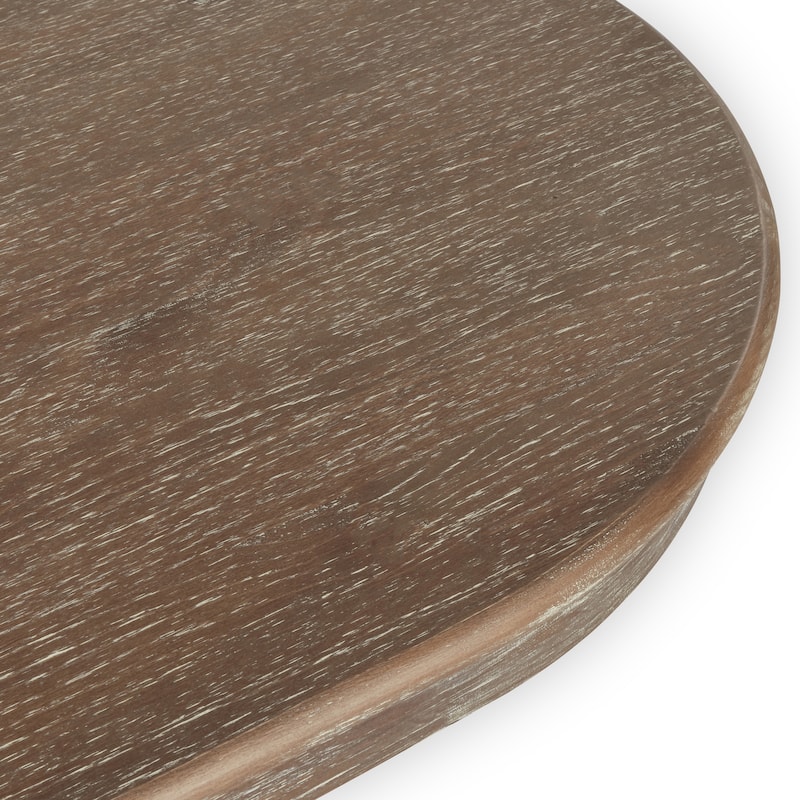 Maxwell Oval Pine Wood Dining Table by Kosas Home