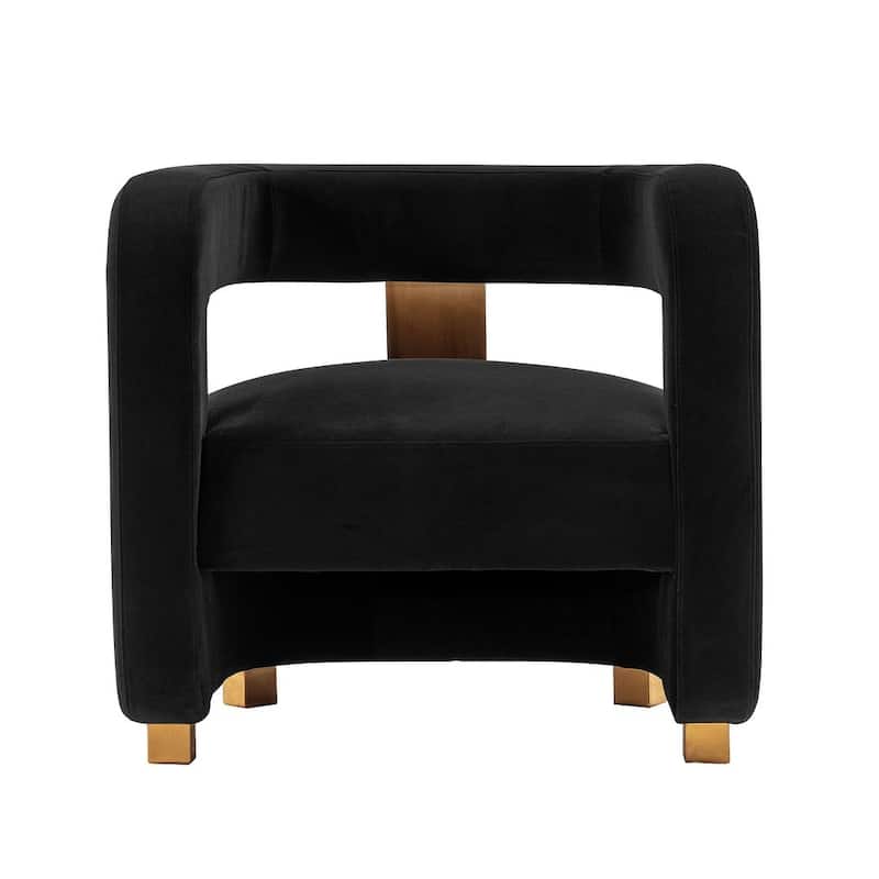 Manhattan Comfort Modern Amirah Velvet Accent Chair