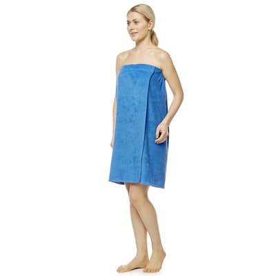 Women's Turkish Terry Cotton Bath and Shower Towel Wrap