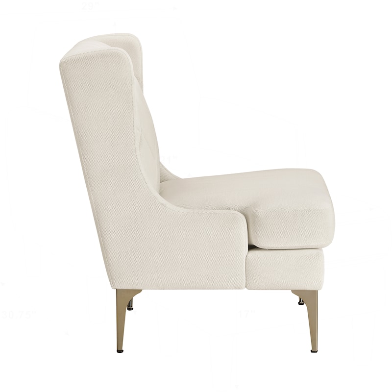Luxurious Wingback Accent Chair with Exceptional Comfort and Stylish Design