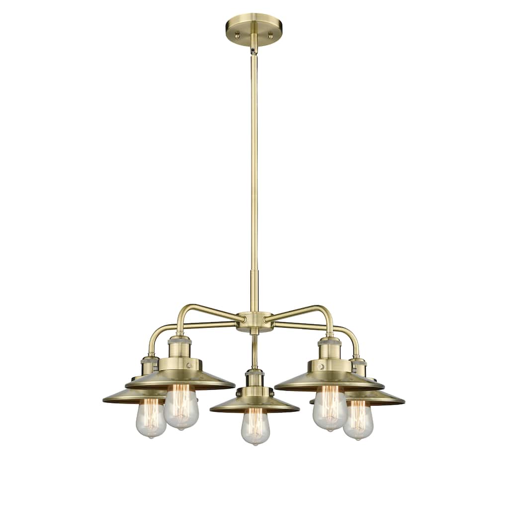 Innovations Lighting Ballston Urban - 5 Light 26" Stem Hung Chandelier