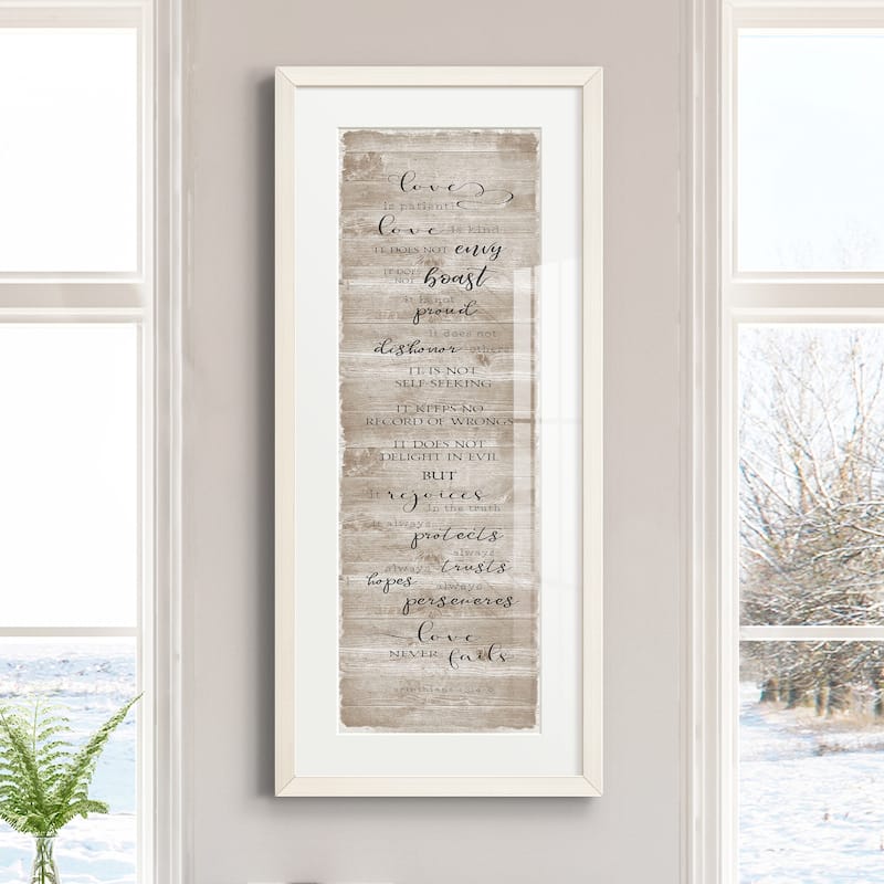 Love is Patient-Premium Gallery Framed Print