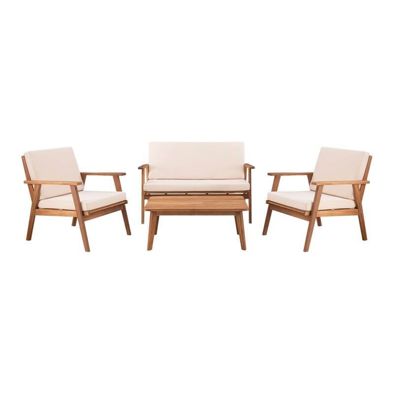 Saco 4-Piece Outdoor Chat Set - Natural