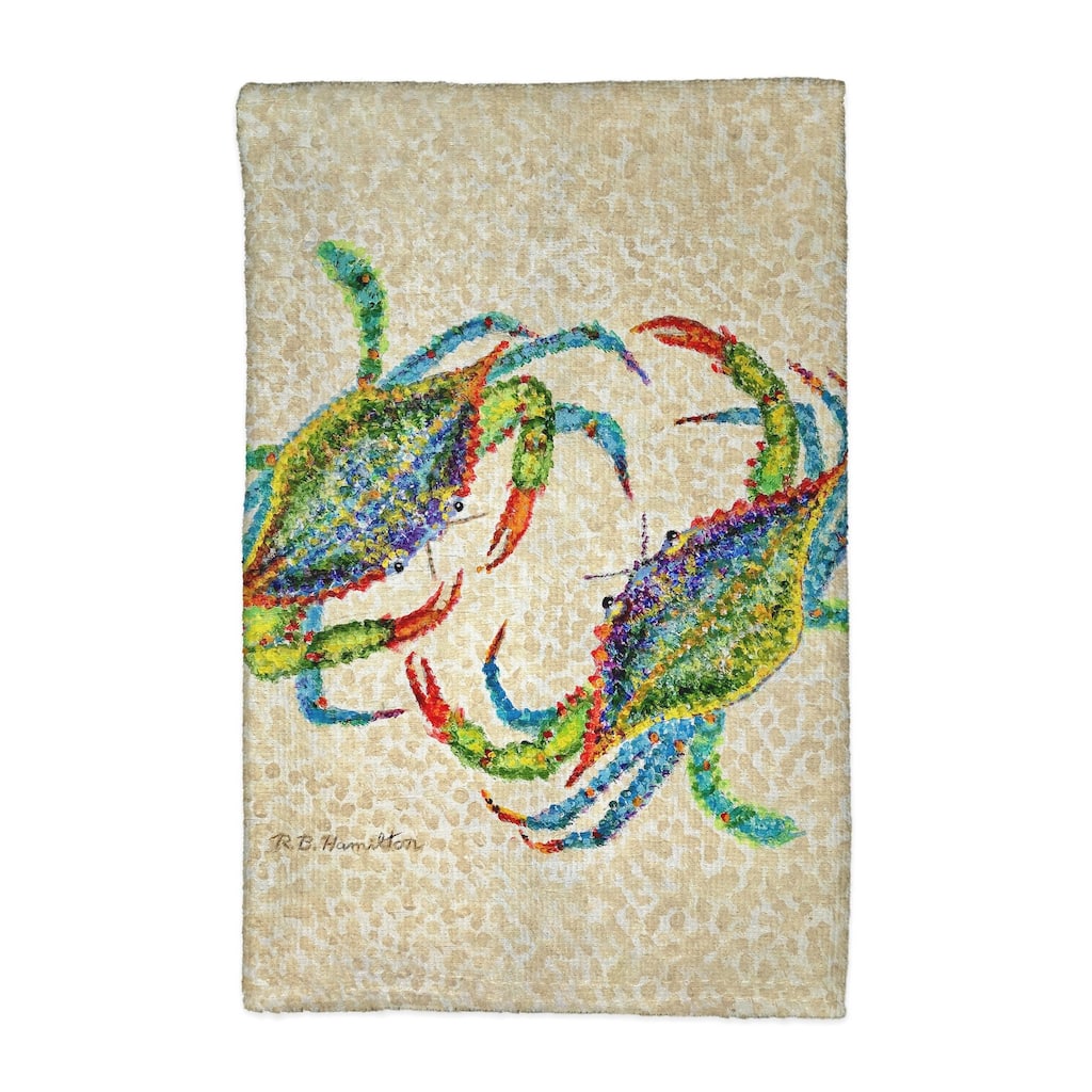 Crab Dance Kitchen Towel - 16x25