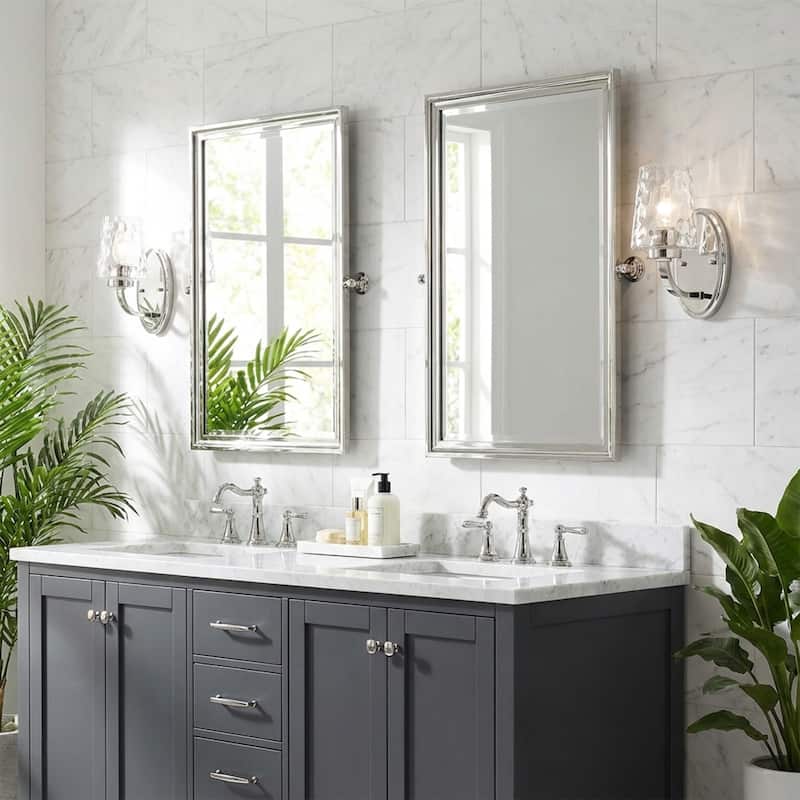 Acroma Modern Bathroom Vanity Light Art Glass Wall Sconce