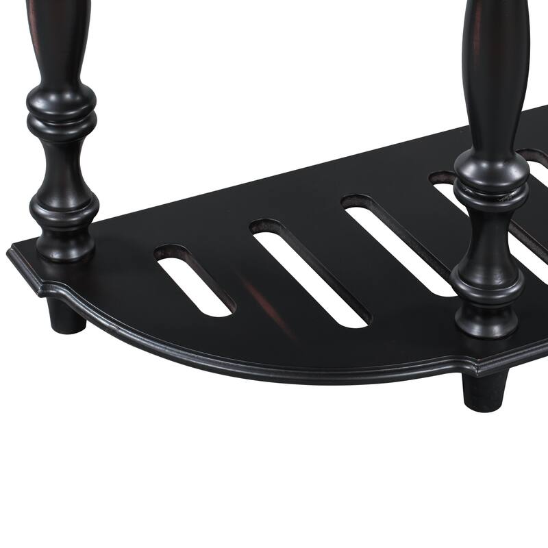 Modern and Contemporary Curved Console Table Sofa Table Entryway Table
