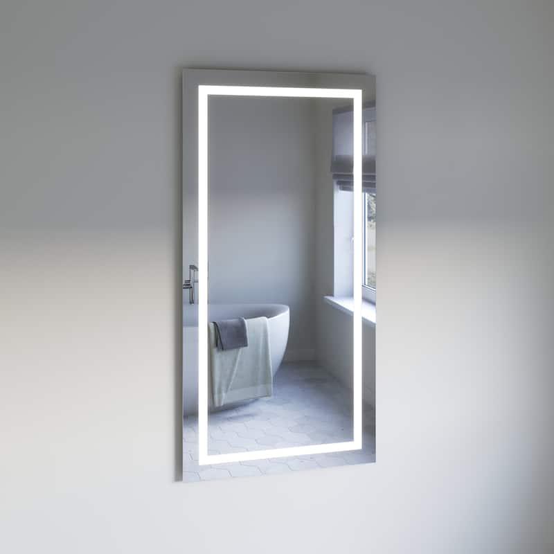 Fresca FMR026030 Santo 30" W x 59" H Modern Rectangular Aluminum