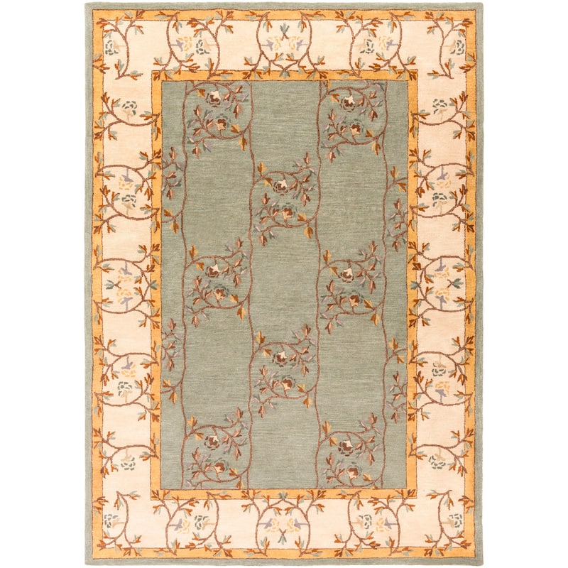 Livabliss Transitional Caesar Border Area Rug