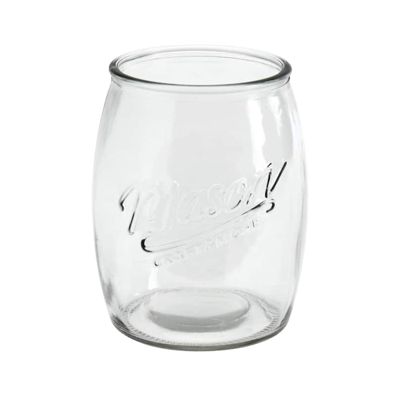 Mason Craft & More 4-piece 24oz Glass Belly Shaped Tumblers