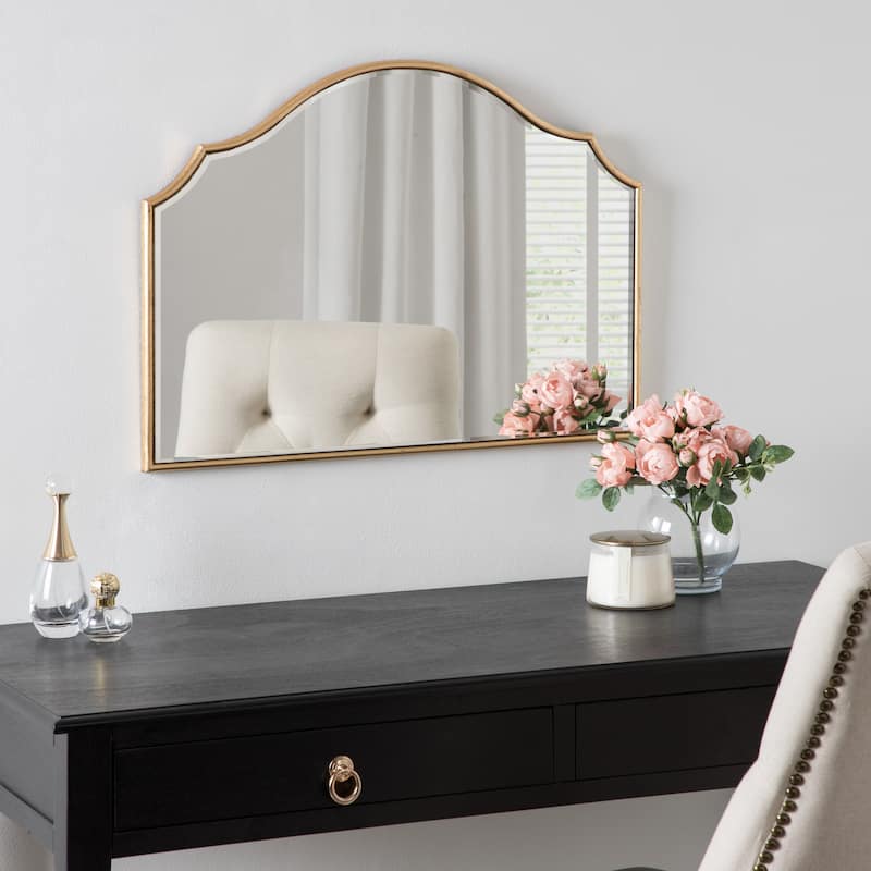 Kate and Laurel Leanna Framed Arch Wall Mirror