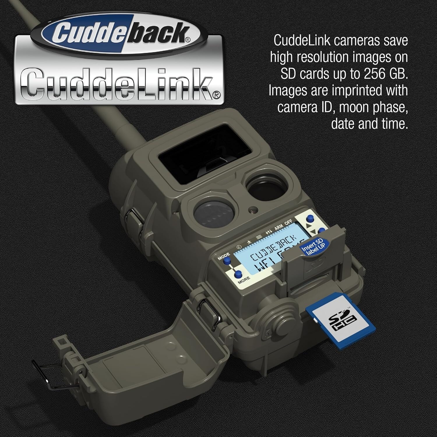 Cuddeback Trail Cam Cuddelink 2+1 Starter Kit Black Flash KT-002
