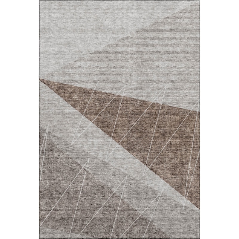 Premium Washable Super Soft Geo Abstract Mayfield Rug