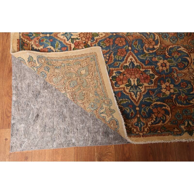 Pre-1900 Antique Kerman Persian Large Rug Handmade Wool Carpet - 11'3"x 20'3"