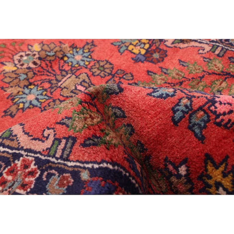 ECARPETGALLERY Hand-knotted Andelz Light Red Wool Rug - 2'8 x 9'9