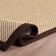 preview thumbnail 45 of 140, SAFAVIEH Natural Fiber Carmit Casual Border Sisal Rug