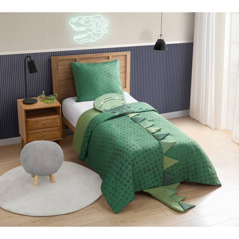 3D Animal Juvenile Comforter Set
