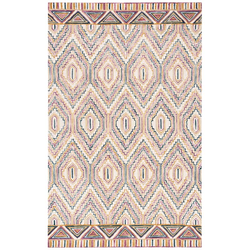 SAFAVIEH Handmade Aspen Malaurie Boho Tribal Wool Rug