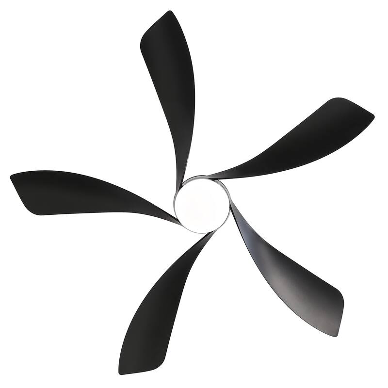 45/52 Inch Ceiling Fan with Remote & Lights Quiet DC Motor 5 Blade High CFM Modern Fan