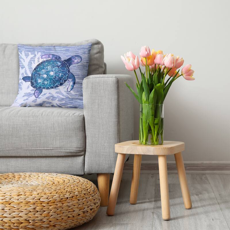 Turtle Friend Decorative Throw Pillow