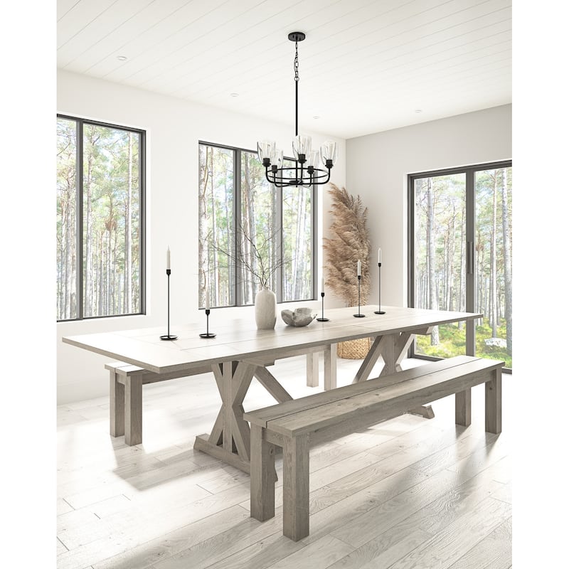 Modern Black 5-Light Bubble Glass Design Pendant Lighting Fixture
