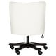 preview thumbnail 2 of 5, Safavieh Soho Swivel Light Cream Desk Chair - 25.2" x 27.2" x 33.9"