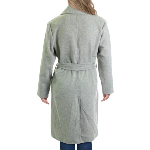 ralph lauren crepe wrap coat