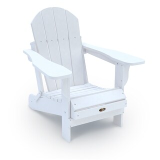Leisure line recycled folding store plastic adirondack chair