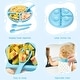 preview thumbnail 6 of 16, Silicone Baby Feeding Set, 7 PCS Baby Led Weaning Supplies