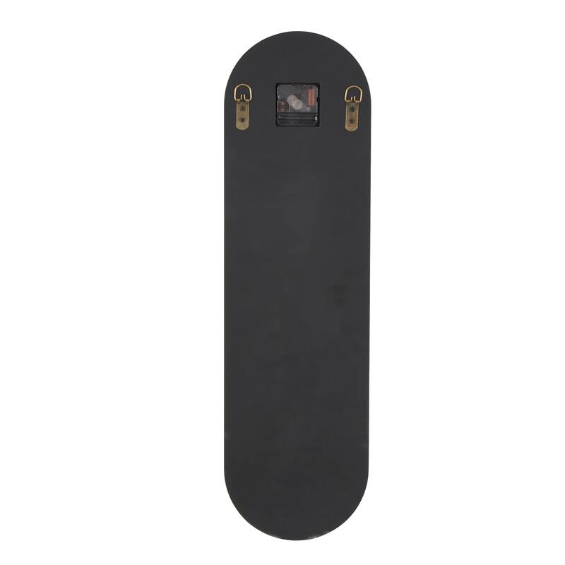 Silver Glass Decorative Wall Clock with Blue, Purple or Pink Clock Face