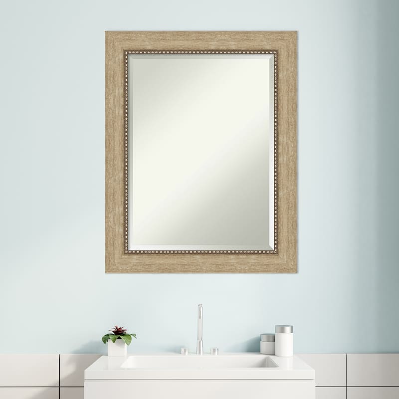 Beveled Bathroom Wall Mirror - Astor Frame