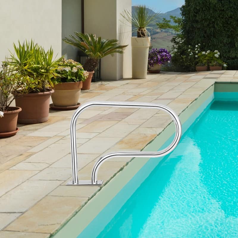 Swimming 3-Bend Stainless Steel Pool Hand Rail for Inground Pool