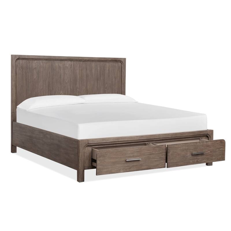 Magnussen Home Westbourne Dark Umber Panel Storage Bed