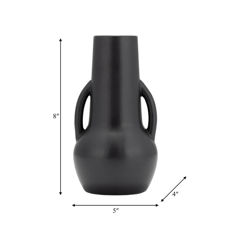 Decorative Ceramic Vase with Handles