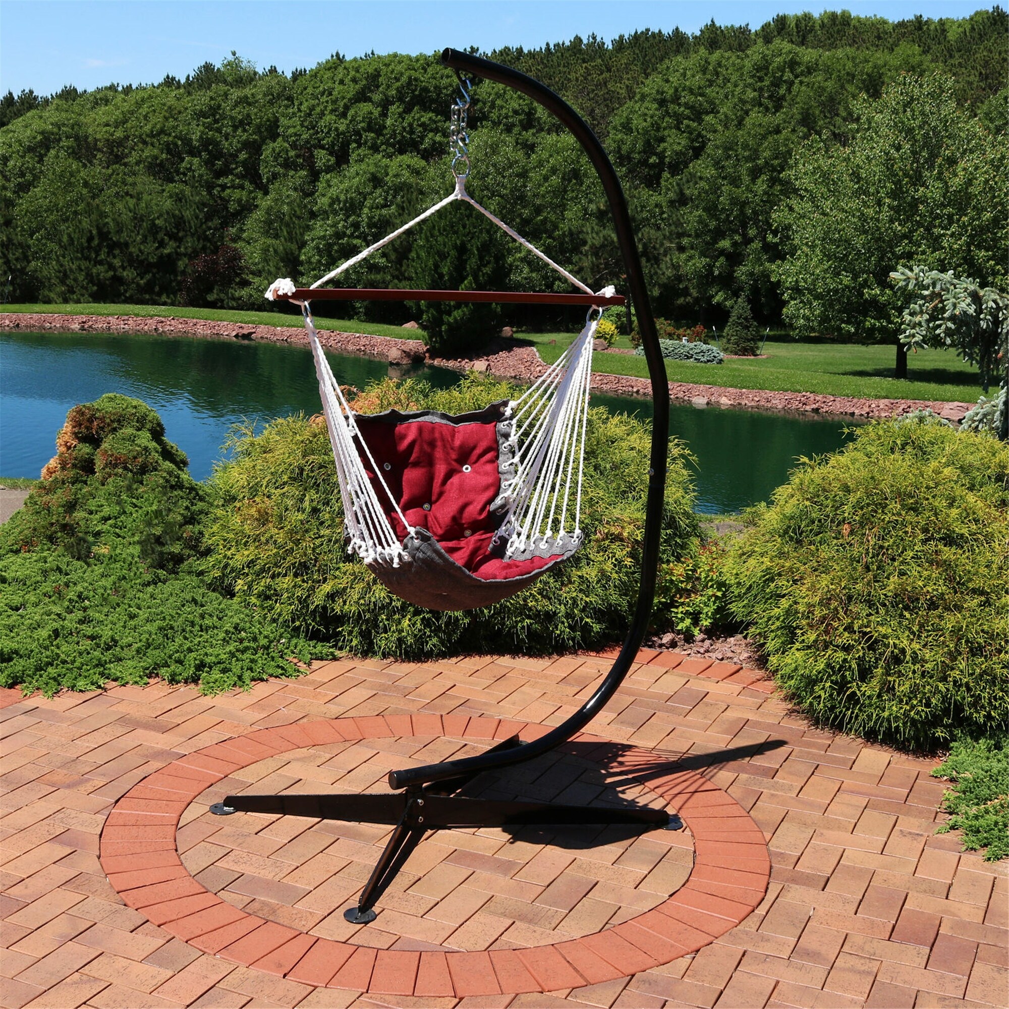 Red hammock swing deals