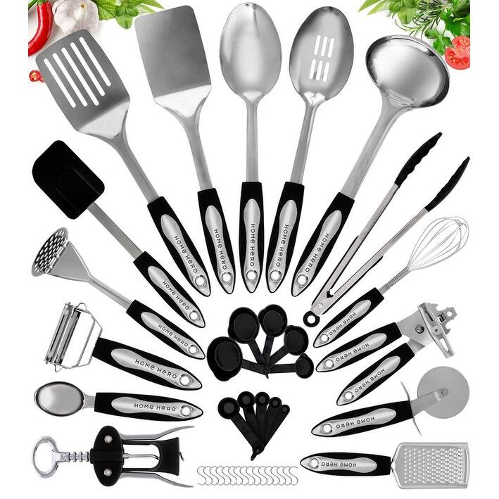 41 Pcs Stainless Steel Kitchen Utensils Set - 41 PCS - 1 Piece - 41 PCS