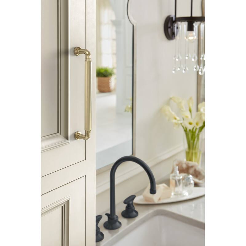 Amerock BP37704 Cowrie 6-5/16" Center to Center Fluted Handle Cabinet