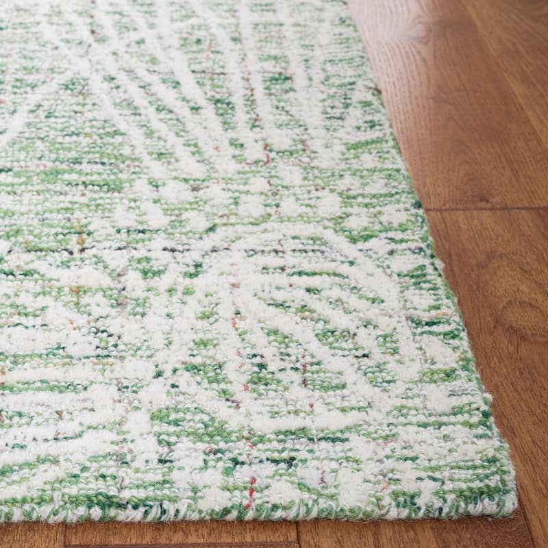 SAFAVIEH Handmade Metro Aldegonda Modern Floral Wool Rug