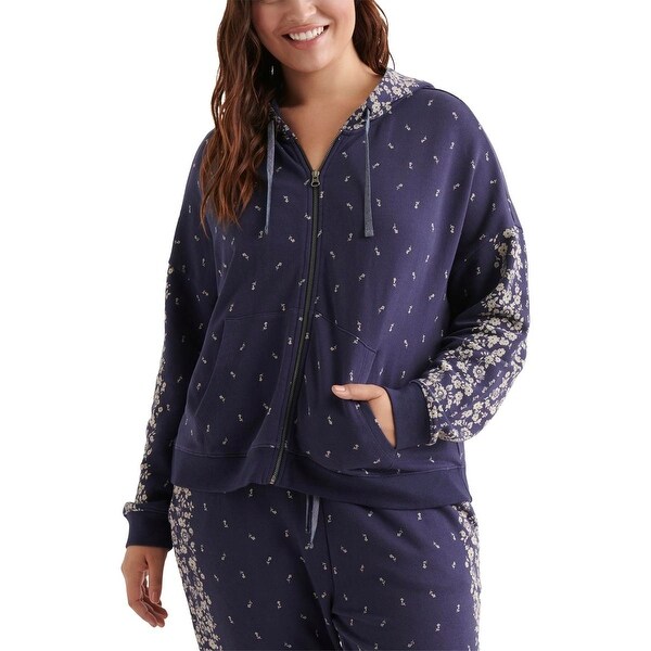 lucky brand floral hoodie