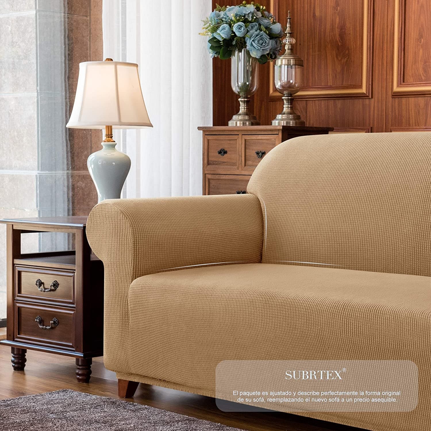 Furniture Stretch Slipcover 32593412 Sofa On - Subrtex 1 Beyond Bed Bath Protector & Piece - - Spandex Sale