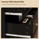 preview thumbnail 29 of 56, Timechee 63'' W Dresser White Chest Srorage Cabinet Lacquer Drawers