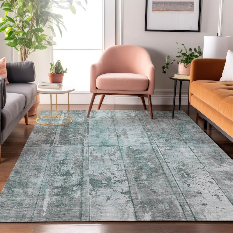 Premium Washable Super Soft Modern Panel Mayfield Rug
