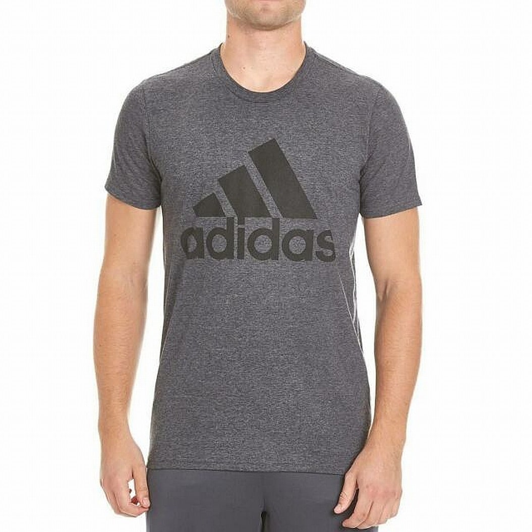 Shop Adidas Mens T Shirt Gray Size 2xl Logo Short Sleeve Graphic Tee Overstock 31791618