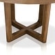preview thumbnail 26 of 25, Furniture of America Mariey Mid-Century Modern 5-Piece Wood Round Dining Table Set with Round Barrel Back Arm Chairs