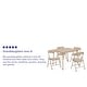 preview thumbnail 14 of 36, Kids 5-Piece Classroom Folding Table and Chairs Set
