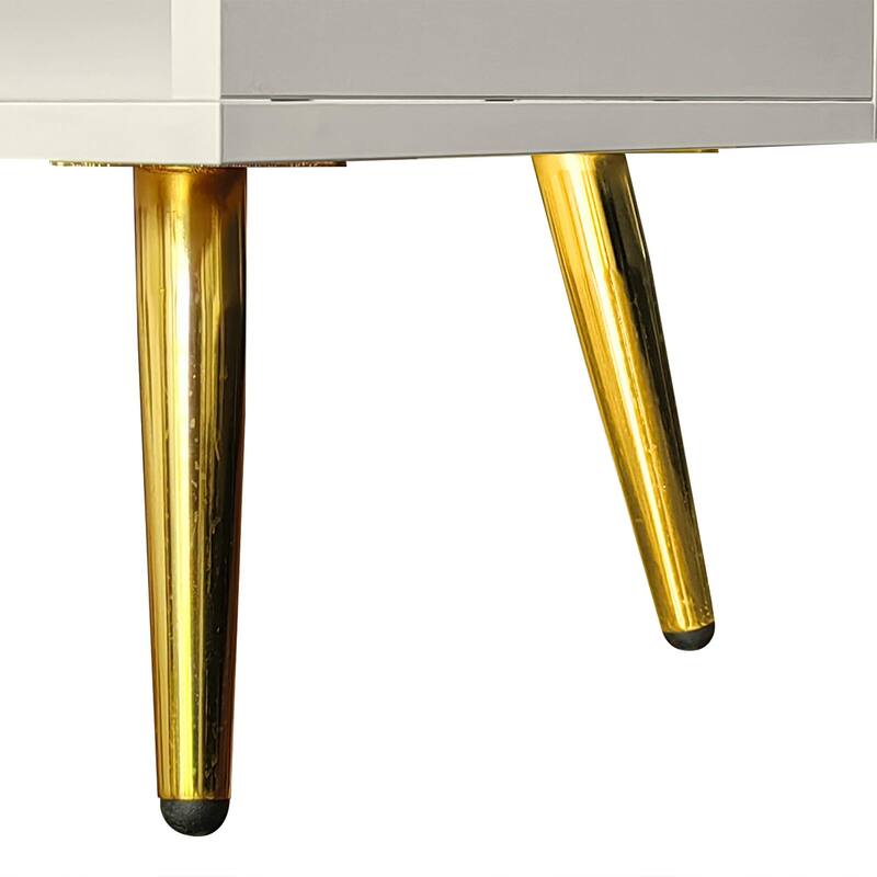 Modern Shoe Storage Bench with Hidden Compartment and Upholstered Cushion