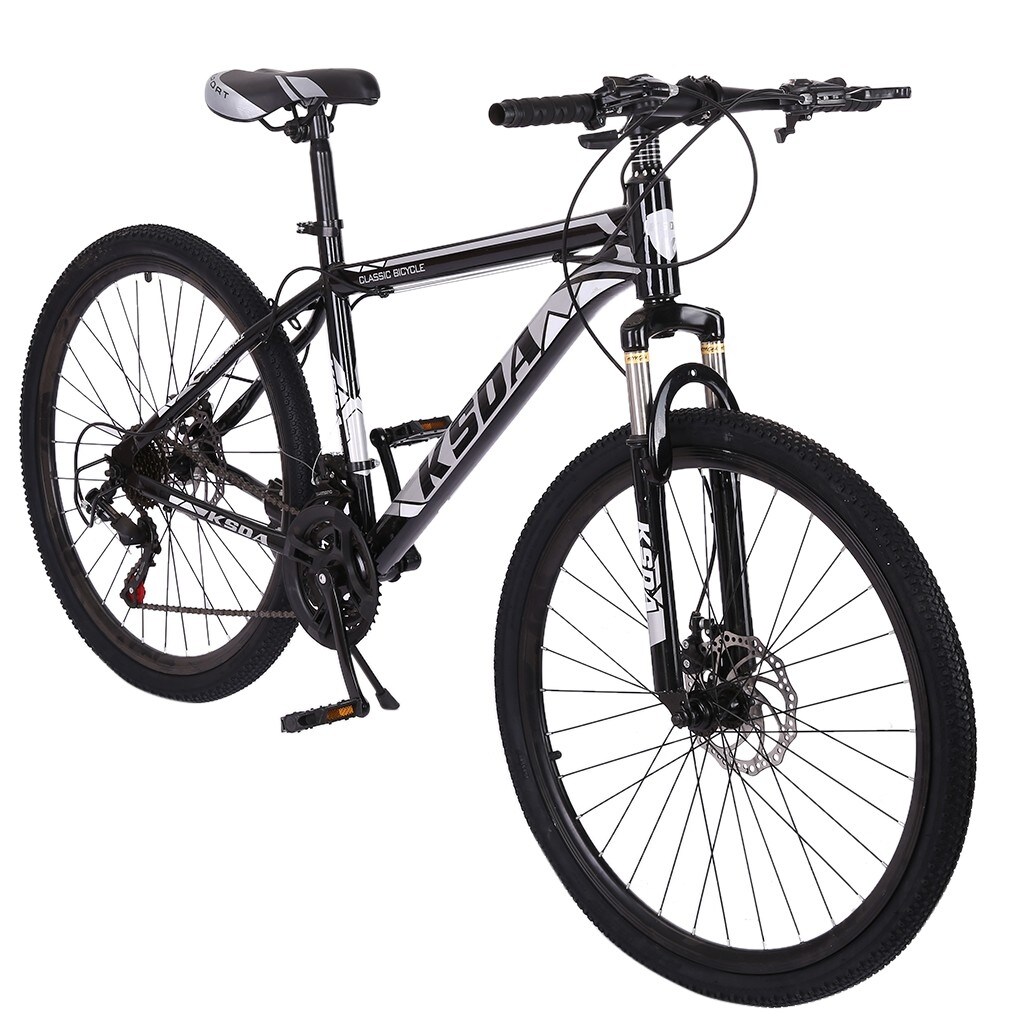 SKYSHALO Mountain Bike, Dual Disc Brake, 26 in. MTB Bicycle