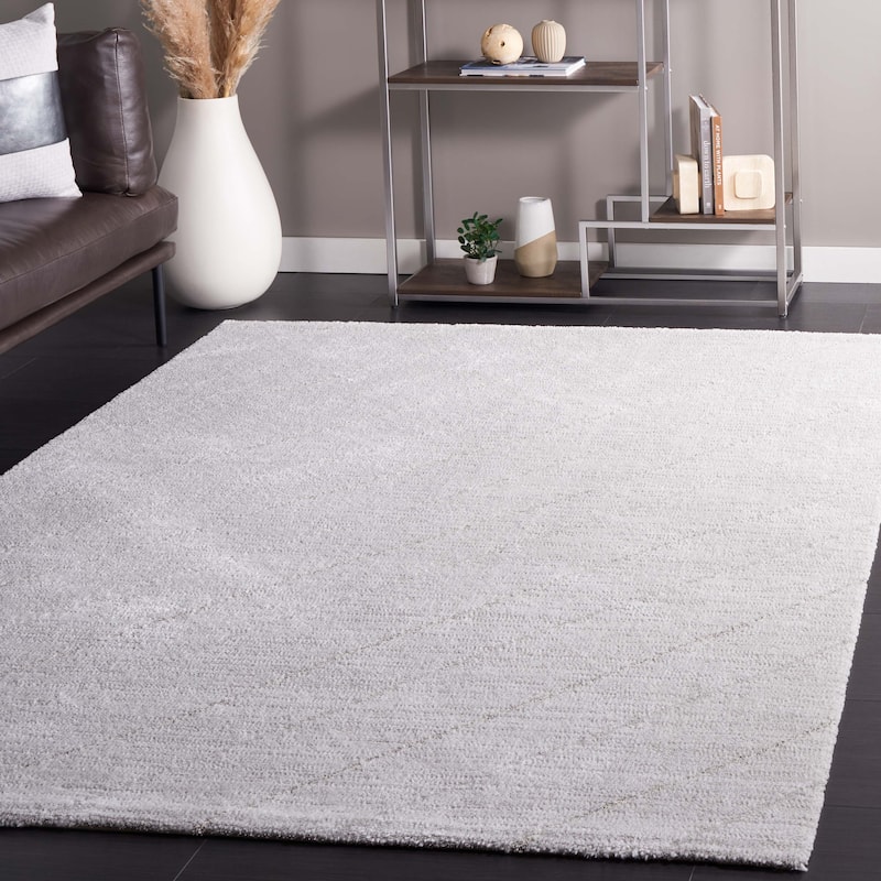 SAFAVIEH Neptune Francies Contemporary Rug - 5'3" x 7'6" - Light Grey/Grey
