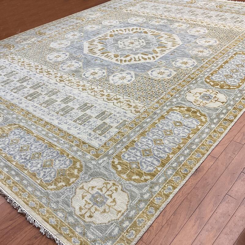 HERAT ORIENTAL Handmade Indo Mamluk Wool Rugs - 10' x 13'11"